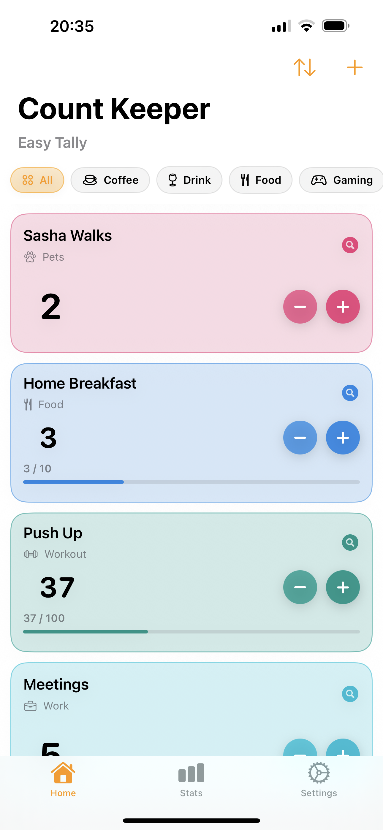 Count Keeper – Easy Tally App Screenshot
